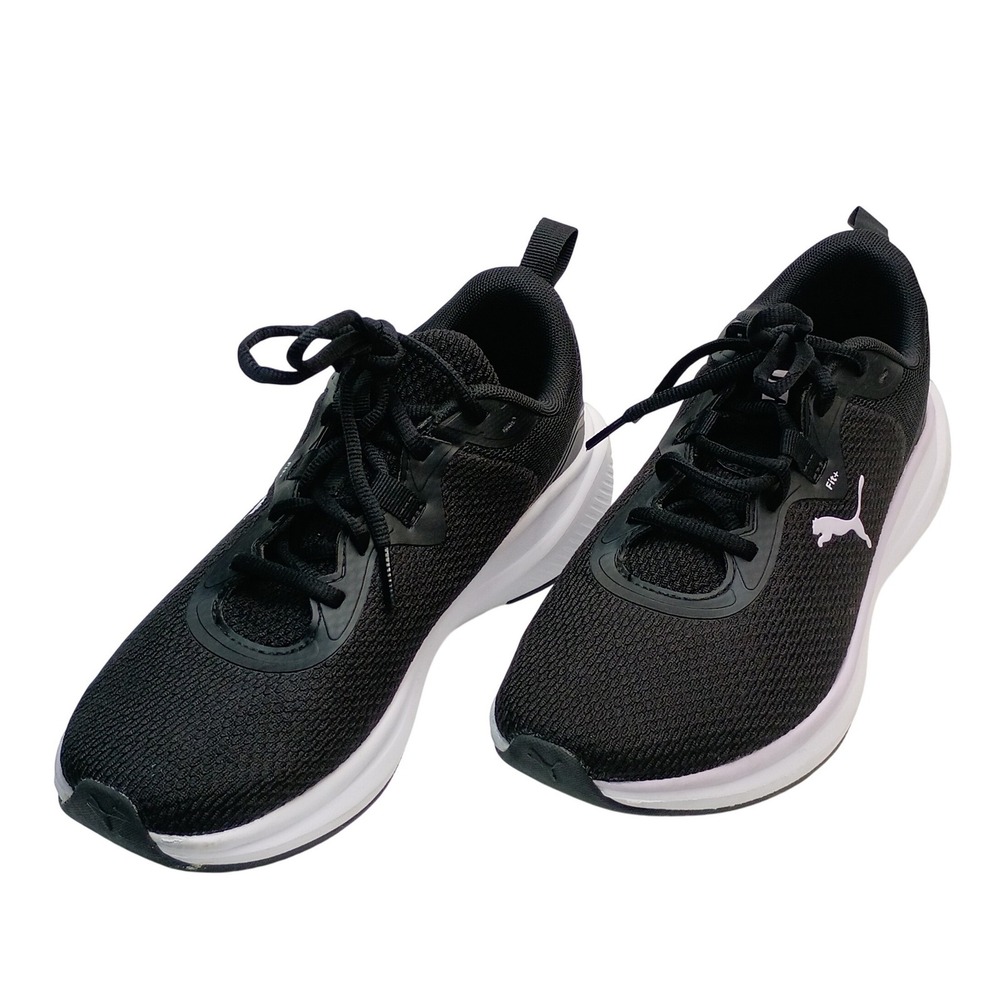 Puma Skyrocket Sneakers Women Size 8.5 Black White Mesh 312395-02